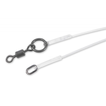 Carp´R´Us Carp´R´Us 360° Stiff Link - Oval Ring & 360° Swivel - 16,5cm 50lb, 2 pcs