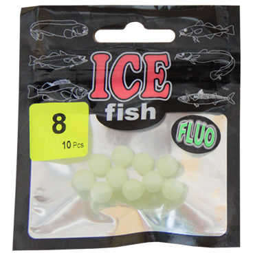 ICE fish - Fluoro korálky