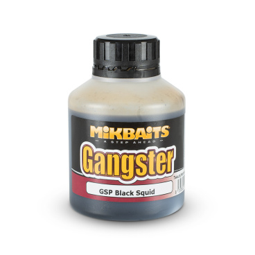 Mikbaits - Booster Gangster 125ml - GSP Black Squid