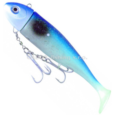 ICE Fish - Gumová nástraha MOBY modro/šedá 630g