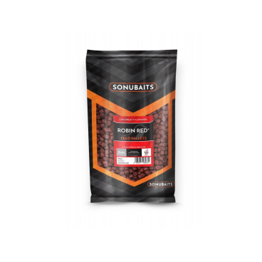 SONUBAITS - Pelety Feed (drilled) pellets 8mm, 900g, Robin Red