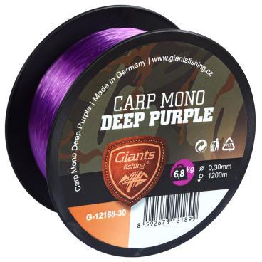 Giants fishing Vlasec Carp Mono Deep Purple 1200m