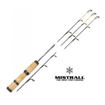 MISTRALL - Prut na dírky Ice F2, 0,57m, Medium + 3 špičky