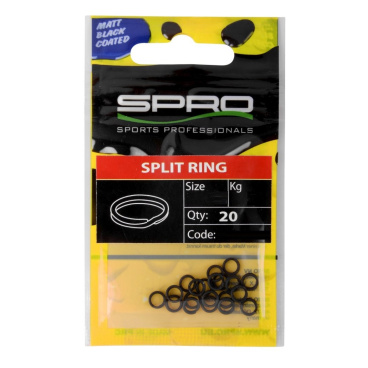 SPRO - Kroužky Split ring - Matte black