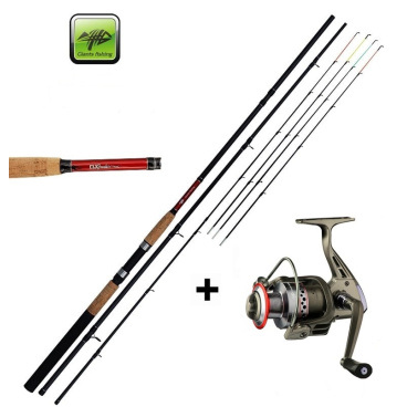 Giants fishing Prut CLX Feeder 3,3m 90g + Naviják SPX 3000FD