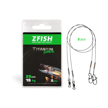 ZFISH - Lanko Titanium Leader - 2ks