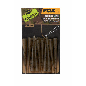 FOX - Edges Camo Naked Line Tail Rubbers, vel. 10