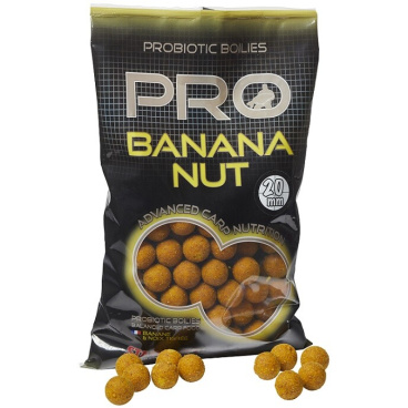 Starbaits - Boilies Probiotic Banana Nut, 800g, 20mm