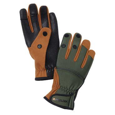 PROLOGIC - Rukavice Neoprene grip glove, green / black